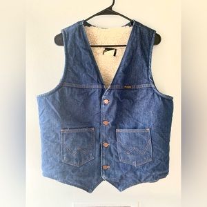 Vintage Wrangler denim vest